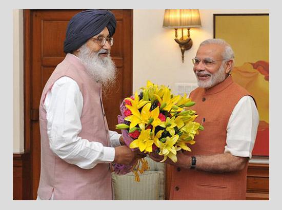 PM modi remembers former CM late PS Badal on his first death anniversary