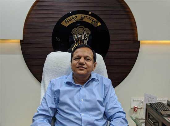 Mohinder Pal assumes charge as Deputy Commissioner Mansa 

