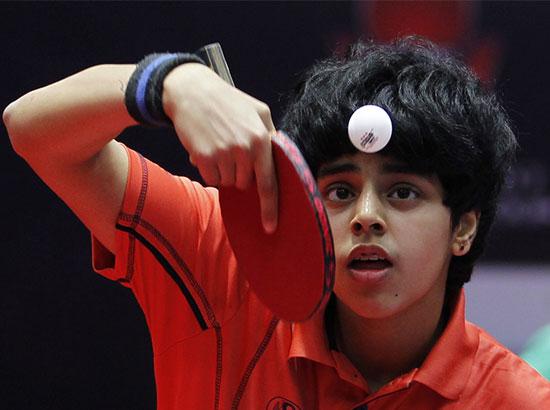  Indian Table Tennis player Archana Girish Kamath in action