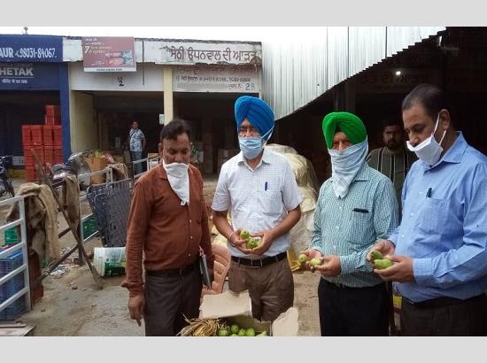 PFDA seizes 55.34 quintal sub standard fruits and vegetables during statewide drive
