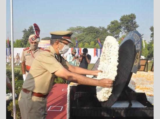 DGP presides over state level function to mark the 61th police commemoration day 