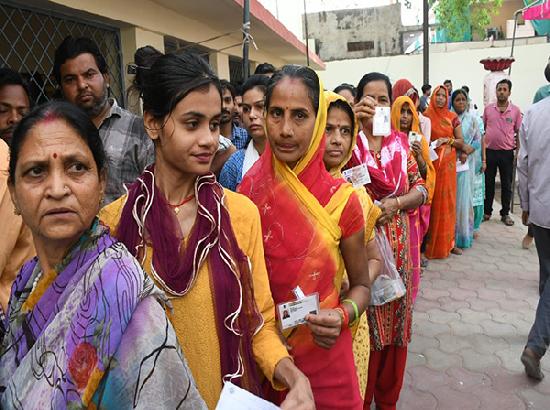62.28 % voter turnout recorded in nine LS seats in Madhya Pradesh till 5 pm