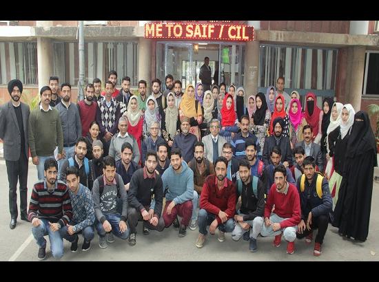 PU VC interacts with students from J&K

