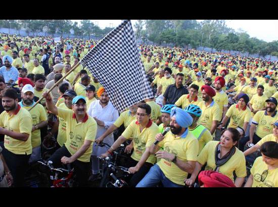 Anti-drugs Sangrur cycle rally draws huge public response