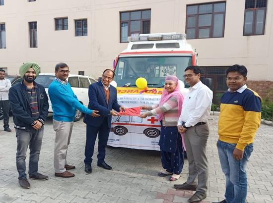 Freudenberg-NOK donates ambulance to Prabh Aasra
