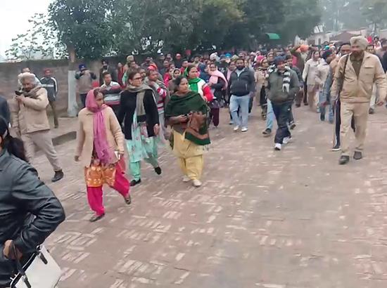 Beas schoolgirl rape case: Locals block Jalandhar-Amritsar highway to protest non-registration of case  