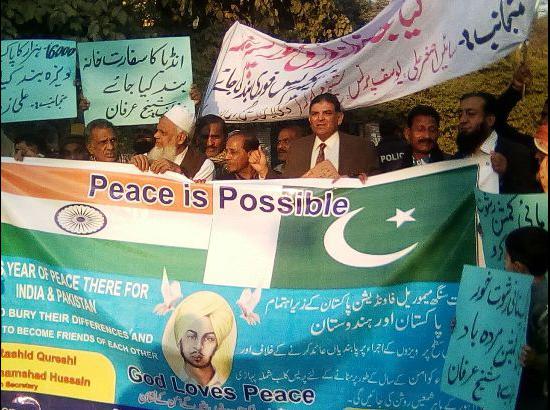 In Pakistan, Bhagat Singh Memorial Foundation appeals 2018 be Year of Peace