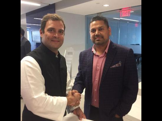 Aulakh invites Rahul Gandhi to visit Canada 