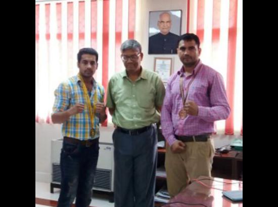 Amandeep won Gold Medal in 72nd All India Railway Boxing Championship