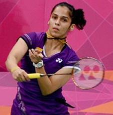 Saina Nehwal first Indian shuttler  to reach semi-finals
