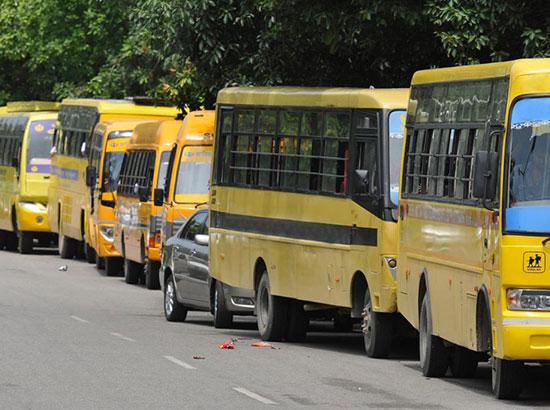Checking of school vehicles will be done daily