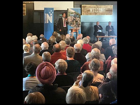 NZ National party leader gets warm welcome in Hamilton 