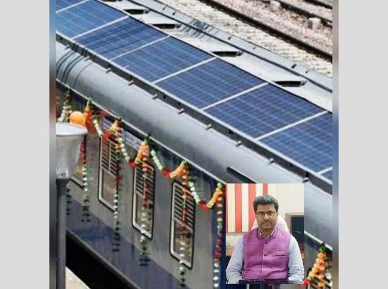 Amritsar-Haridwar first among ten solar-powered trains to run in Punjab 