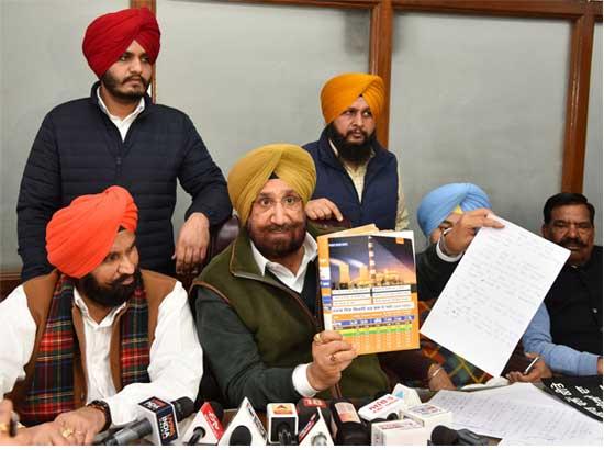 Randhawa exposes Power pact frauds committed by SAD-BJP government with the Punjabis

