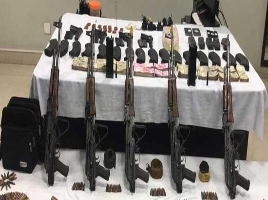 Punjab Police bust terror module backed by Pak & Germany based Group, 4 nabbed with AK-47s & Other Arms
