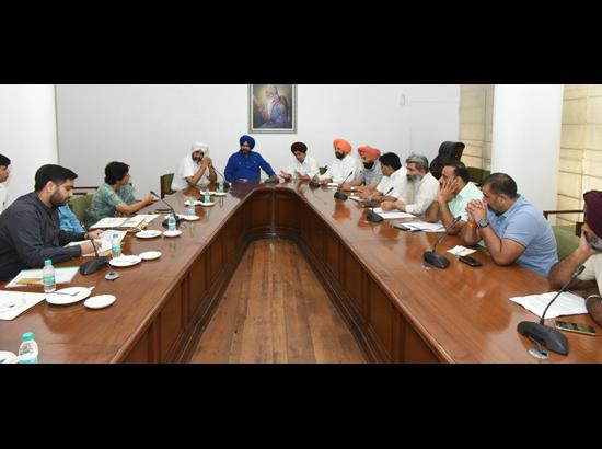 Punjab ministers, MLAs discuss policy draft on regularisation of illegal colonies