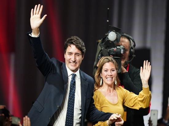 This is how Trudeau thanked supporters after winning a second term
