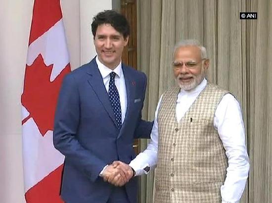 Modi, Trudeau discuss possiblities of international collaboration to address health, economic crisis