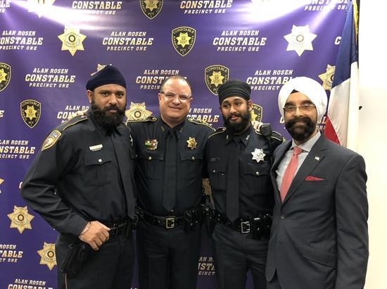 First Sikh American Sworn in as Texas Deputy Constable