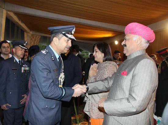 V. P. Singh Badnore greets people on ‘At Home’ at Punjab Raj Bhavan