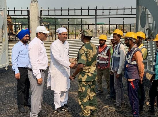 Work at Sri Kartarpur Sahib Corridor to be completed by 31st October : Vijay Inder Singla

