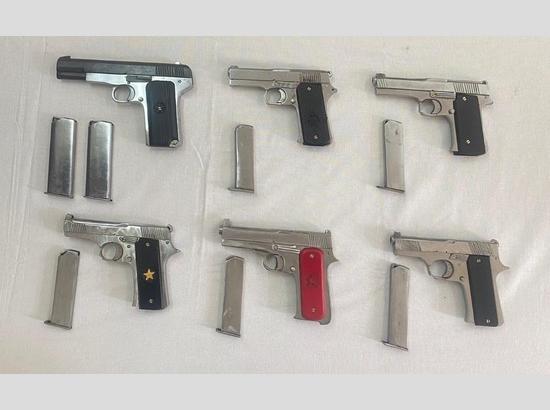 Punjab police busts inter-state weapon smuggling racket; two held with six pistols