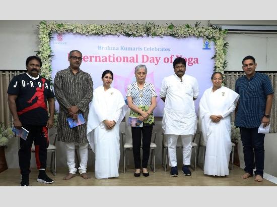 Brahma Kumaris celebrated ‘International Yoga Day’ with martial art expert Shetty