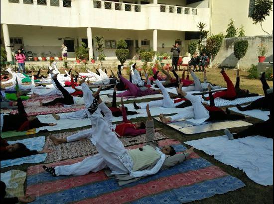 Two-day Yoga camp held at Lyallpur Khalsa College of Education for Women, Jalandhar