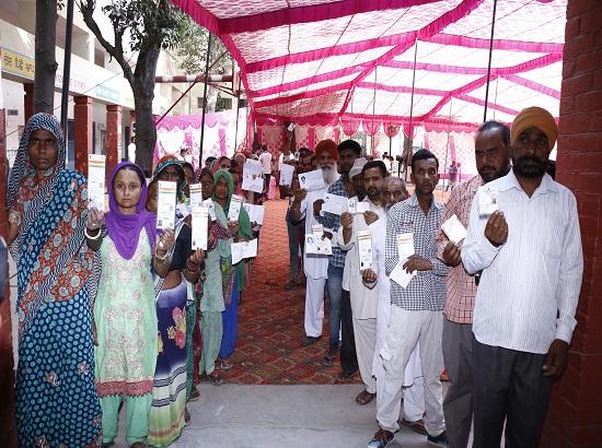 65.65 percent voting in Fatehgarh Sahib parliamentary Constituency 