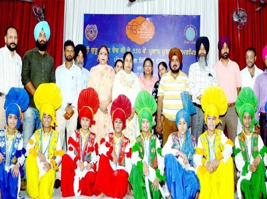 PSEB’S three-day co-curricular academic competitions - Students showcase talent in cultural items 

