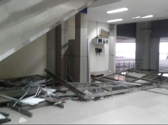 Strong winds cause big damage to Amritsar International Airport
