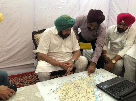 Amarinder reviews flood relief operations, depute ministers to expedite relief and rescue work 