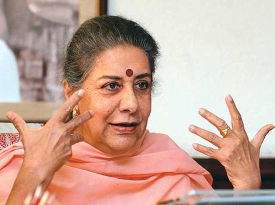 Not resigned, Ambika Soni only wants to be relieved as incharge of HP, Uttrakhand