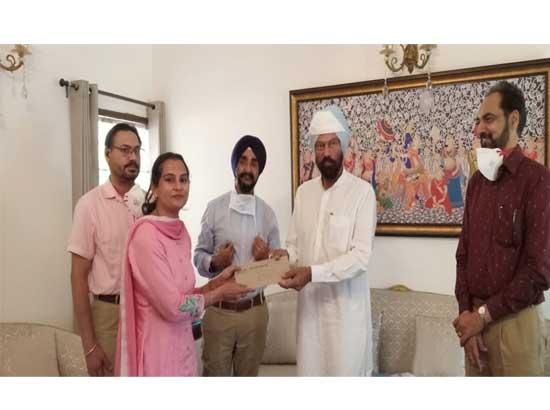 Rana Sodhi hands over appointment letters to the newly appointed District Sports Officers
