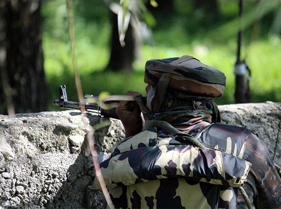 Five militants, soldier killed on LoC 

