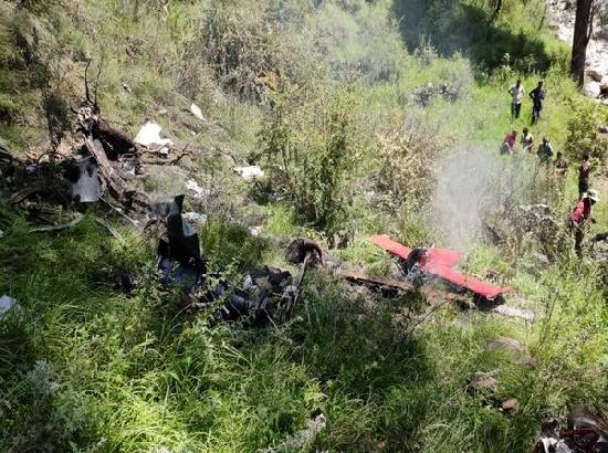 3 dead after helicopter carrying relief material crashes in Uttarkashi