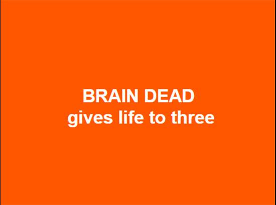 28-year-old brain dead gives life to three