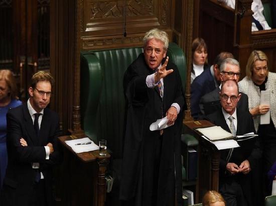 British Speaker blocks new vote on Johnson's Brexit deal