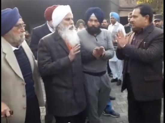 On bail, Charanjit Chadha appears at son Inderpreet’s funeral