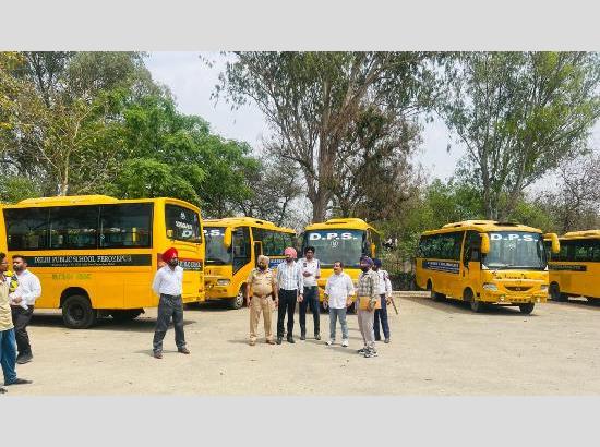 71 School buses challaned for violating Safe Vahan Policy