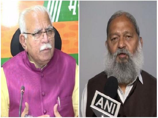 Haryana CID allocated to CM Khattar after Anil Vij divested of the charge


