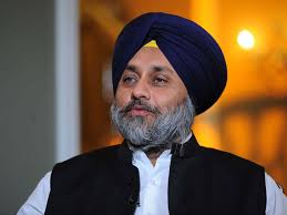 Sukhbir dares AAP to declare candidate for Khadoor Sahib By poll