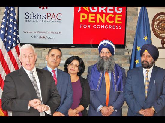 Greg Pence receives overwhelming support from Sikh community