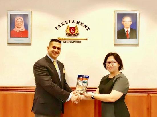 Singapore Parliament acclaims Punjab Lawyer’s book