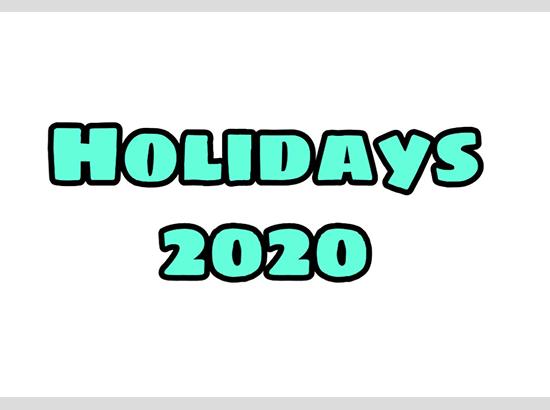 Haryana notifies public holidays for 2020