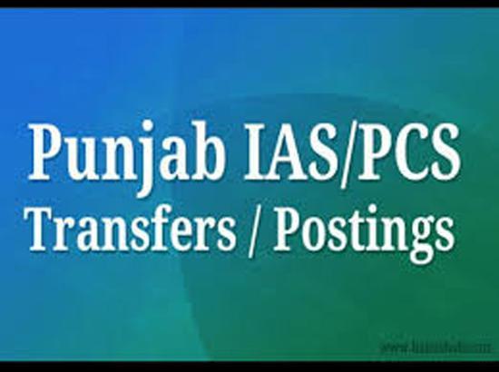 9 Punjab IAS and one PCS transferred
