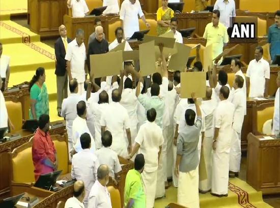High drama in Kerala Assembly as MLAs block Governor's way, display anti-CAA placards