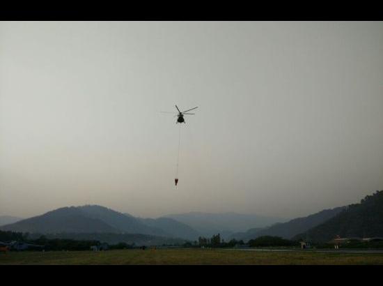 Commendable effort by Indian Air Force in containing Katra forest fire