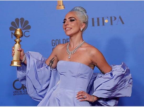 Lady Gaga's Golden Globe Award gown is going up for auction