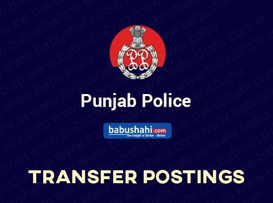 18 IPS and 12 PPS officers transferred in Punjab